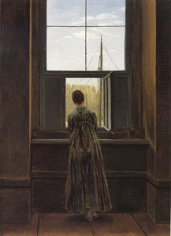 Caspar David Friedrich Woman at a Window china oil painting image